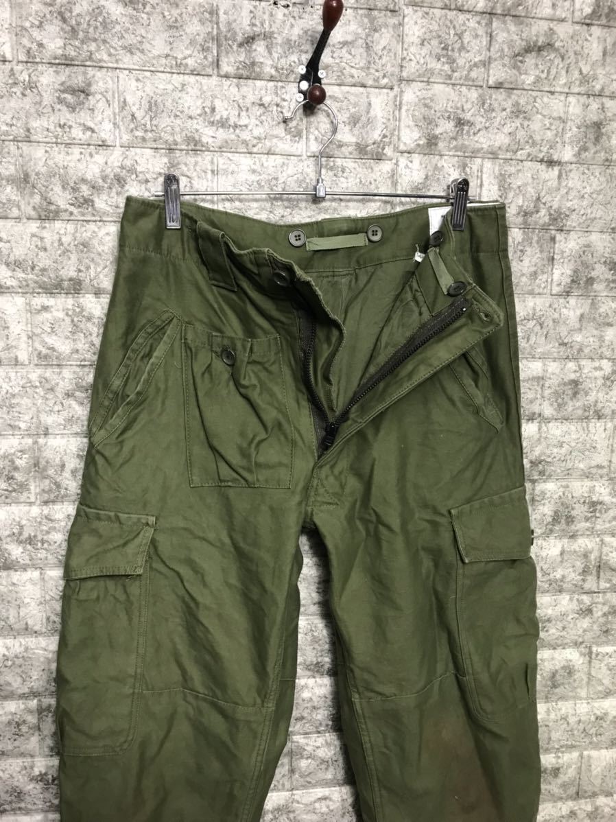 貴重 良品 90s アイルランド軍 実物 P60 コンバットパンツ 1960 貴重 良品 90s アイルランド軍 実物 P60 コンバットパンツ 1960
