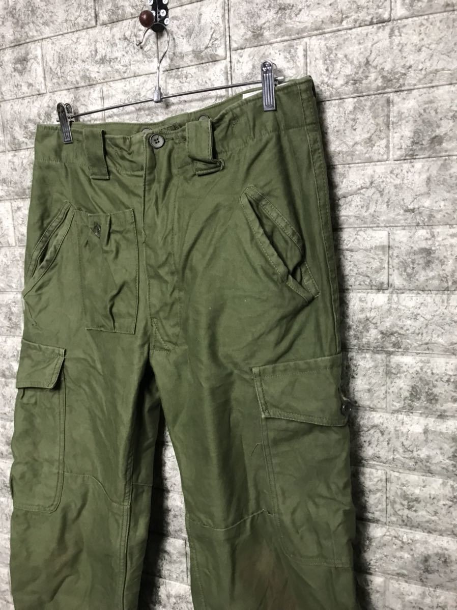 貴重 良品 90s アイルランド軍 実物 P60 コンバットパンツ 1960 貴重 良品 90s アイルランド軍 実物 P60 コンバットパンツ 1960