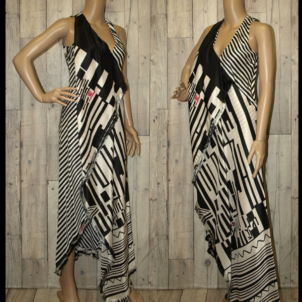 ETRO◇エトロ・シルクロングドレス◇38サイズ・美品 高級クリーニング
