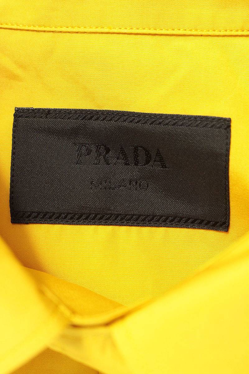 プラダ PRADA 23SS USC414 S221 12UC サイズ:M プリント半袖シャツ 新古品 SB01_画像3