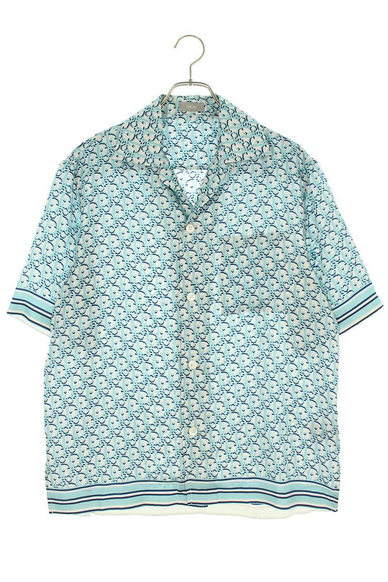 ディオール DIOR 21SS 113C519A4751 サイズ:38 オブリーク総柄シルク