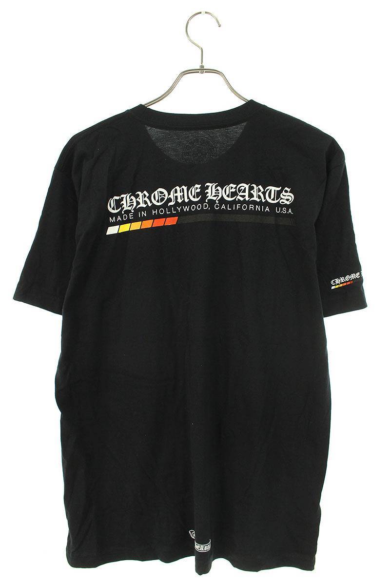 返品送料無料】 クロムハーツ Chrome SJ02 中古 英字プリントTシャツ