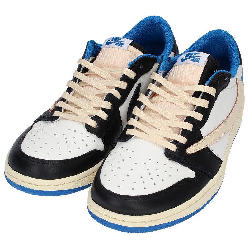 ナイキ トラヴィススコット AIR JORDAN 1 LOW OG SP FRAGMENT 27.5cm