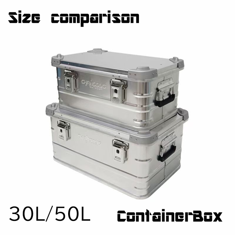 ★ Chanodug Outdoor ★ Сложная алюминиевая контейнерная коробка ★ 50L ★ Box Outdoor Container ★ Коробка для хранения инструментов Cam