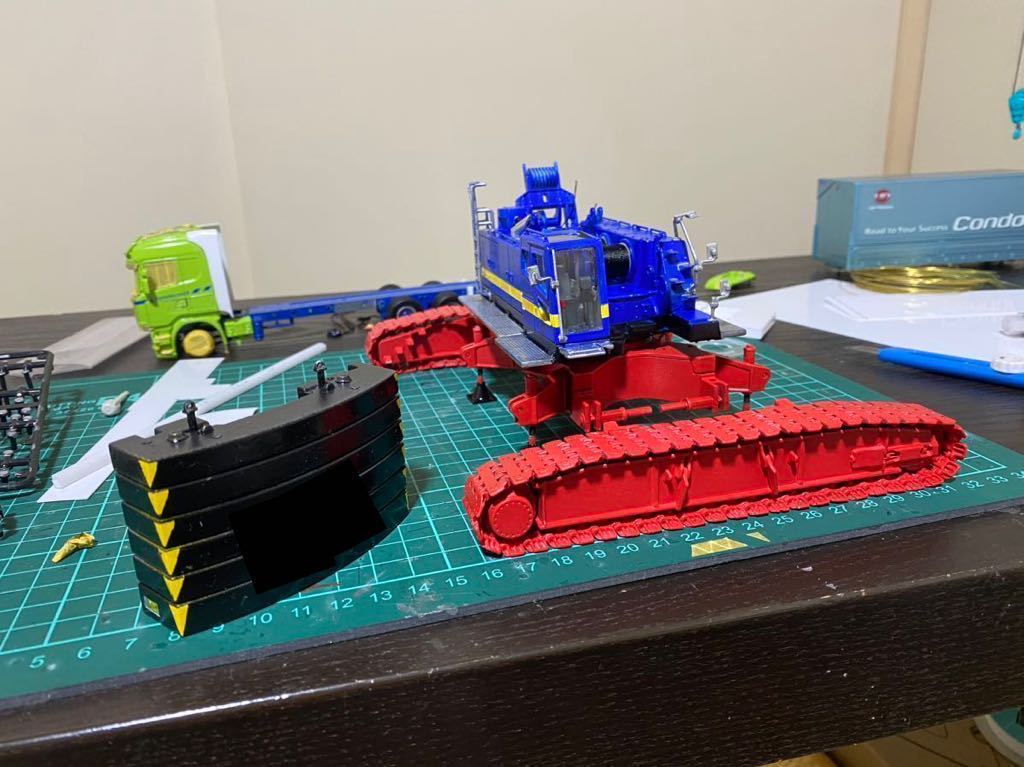 SCX1200-3レプリカーズ製クローラークレーン模型1:50スケール SCX1200-3レプリカーズ製クローラークレーン模型1:50スケール