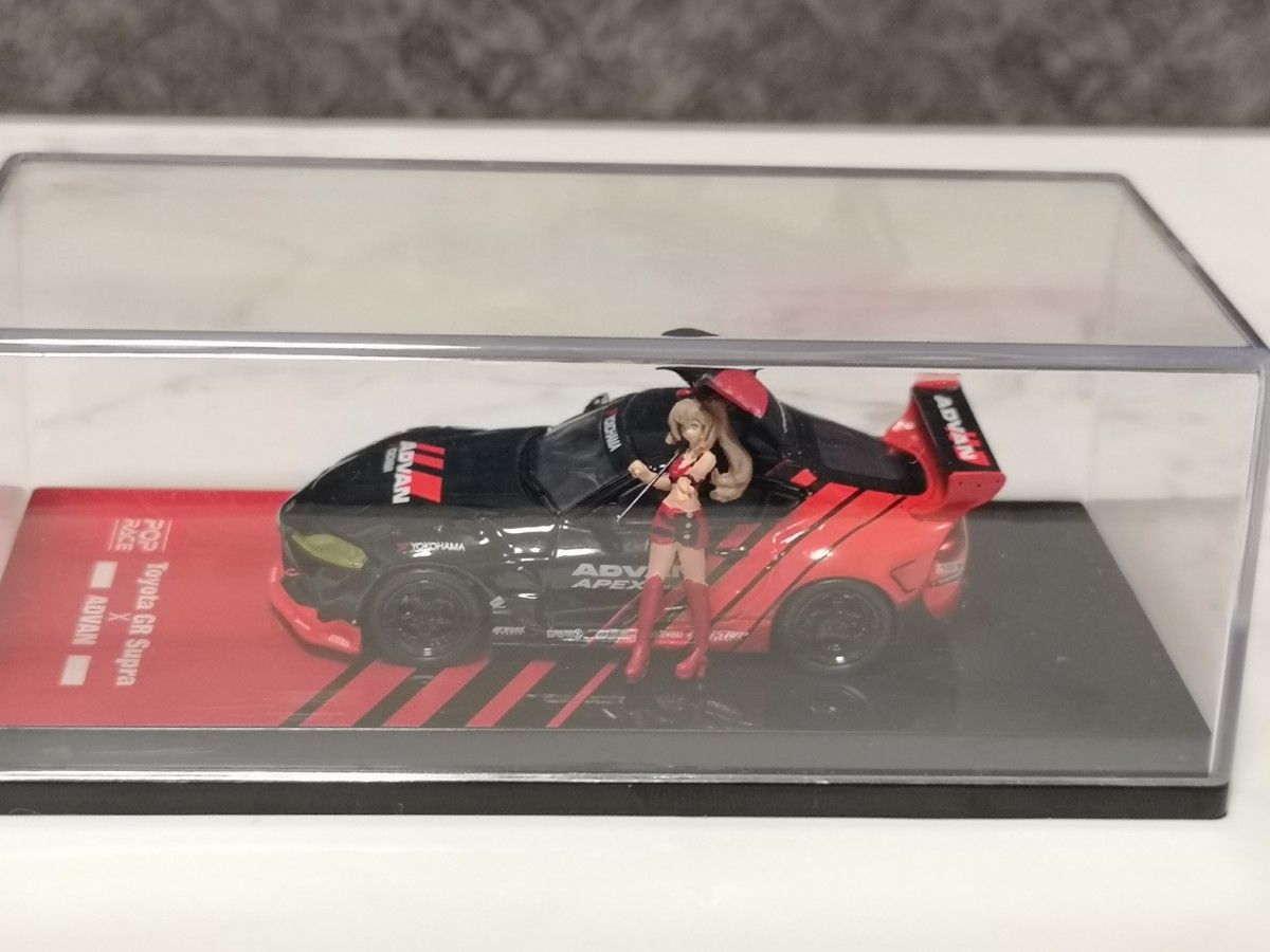 アドバン スープラ LC500 ジオラマセット POPRACE エラカー1/64｜Yahoo!フリマ（旧PayPayフリマ）