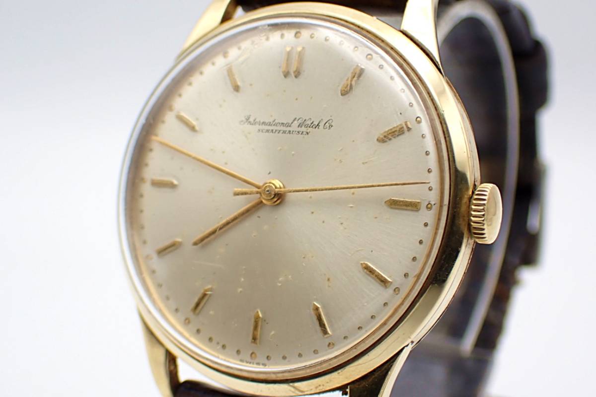 稼働品 希少◇IWC シャウハウゼン 18K 750 金 総重量 約40.0g 手巻き