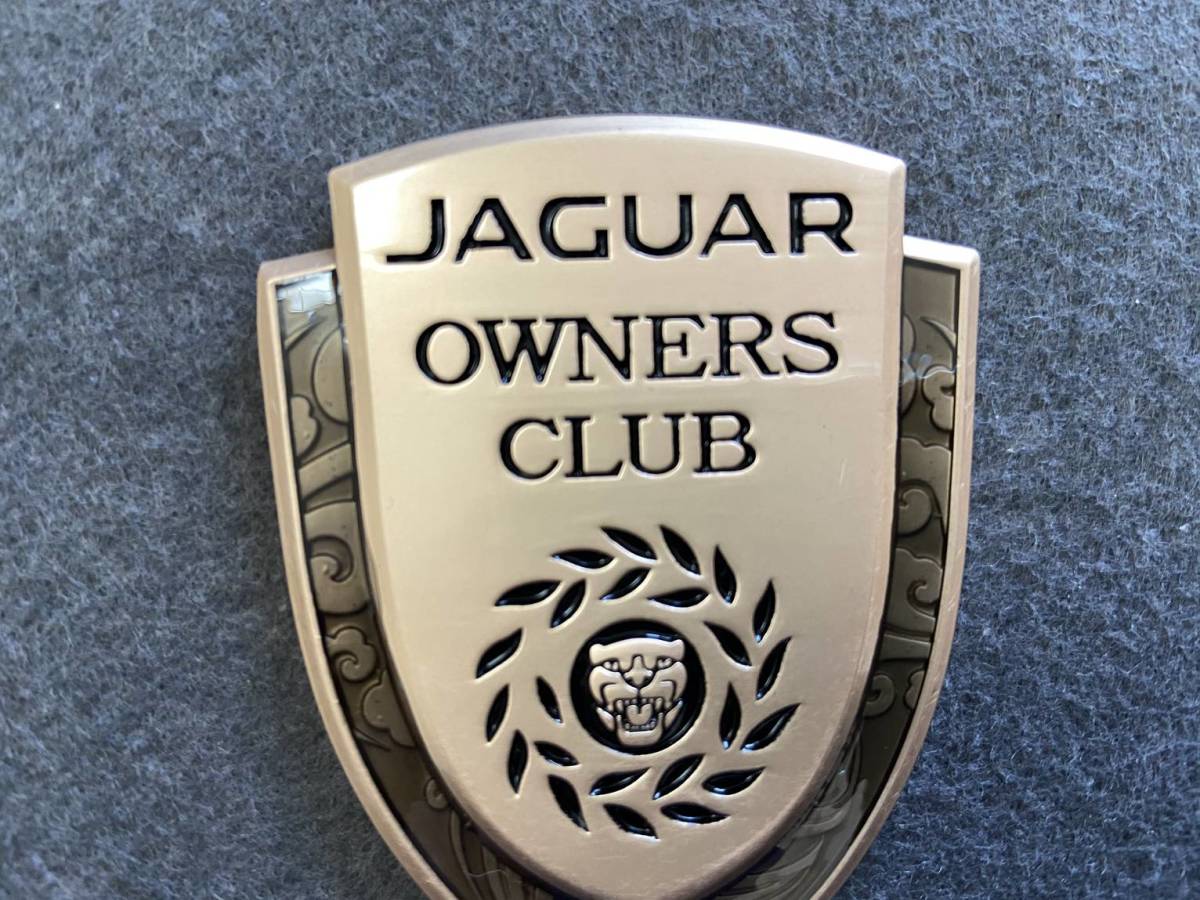 ジャガー JAGUAR メタルカーエンブレム 車用デカール 飾り 金属ステッカー シール バッジ ドレスアップ 1個 ゴールド 23番_画像3