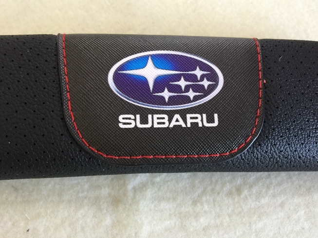  Subaru SUBARU black seat belt pad seat belt cover 2 point set seat belt cushion shoulder pad comfortable ventilation 