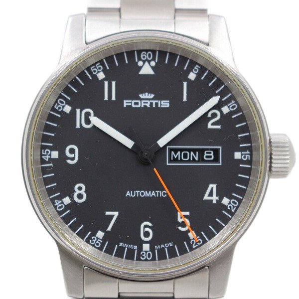 訳あり品】FORTIS フォルティス フリーガー デイデイト 自動巻き