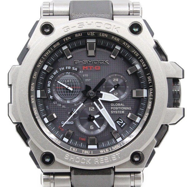 美品】カシオ G-SHOCK MT-G GPSハイブリット電波ソーラー メンズ