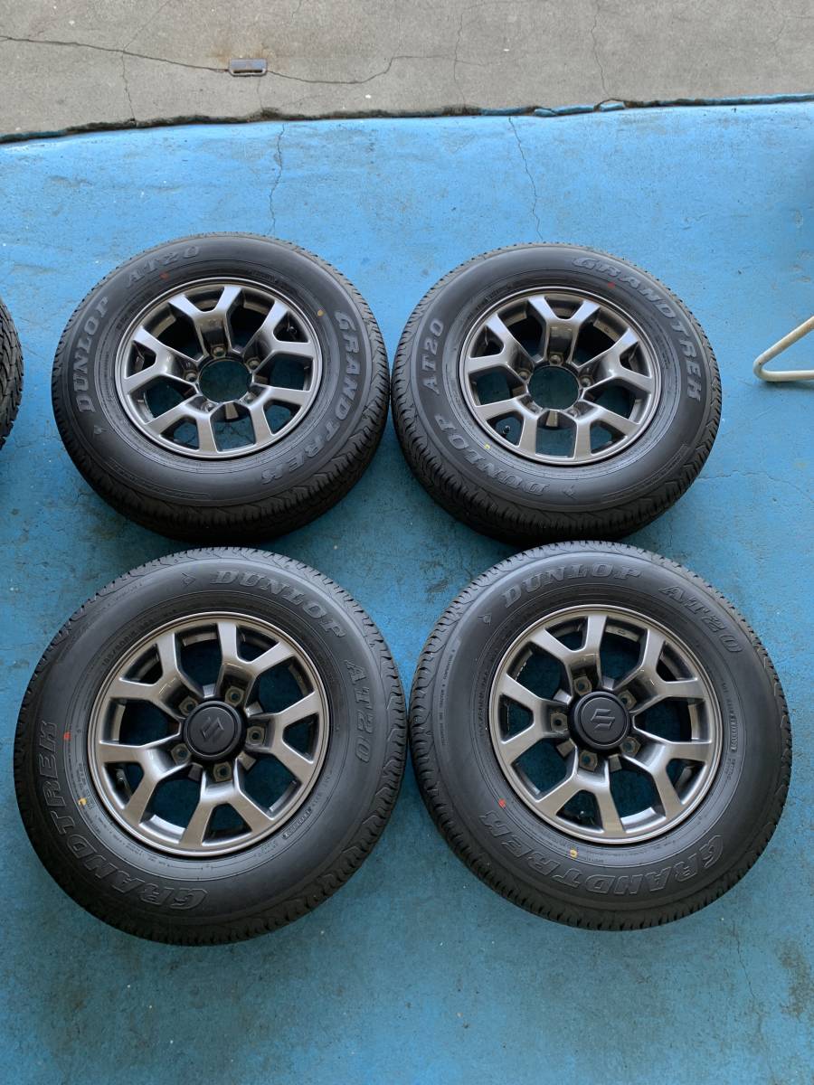 ②ジムニーシエラに、JB74W JC ダンロップ グラントレックAT20 195