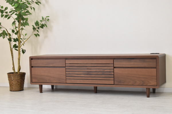 即決】北欧スタイル 165cm幅 テレビ台 ローボード 家具 アウトレット