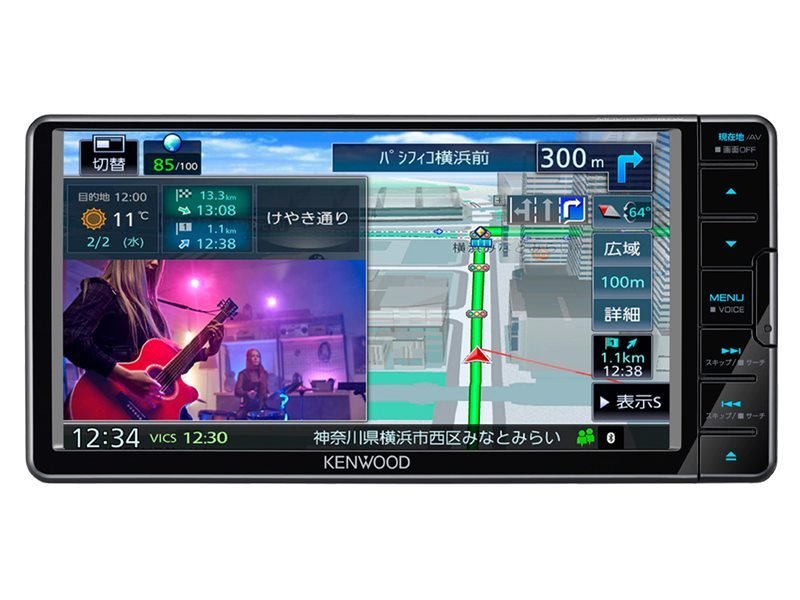 ◇未使用品◇ KENWOOD MDV-D709BTW ケンウッド 彩速ナビ