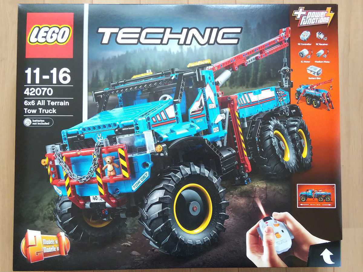 LEGO 42070 6×6 全地形 マグナム レッカー車 レゴ テクニック 未開封未使用 6輪トラック パワーファンクションモーター_画像1