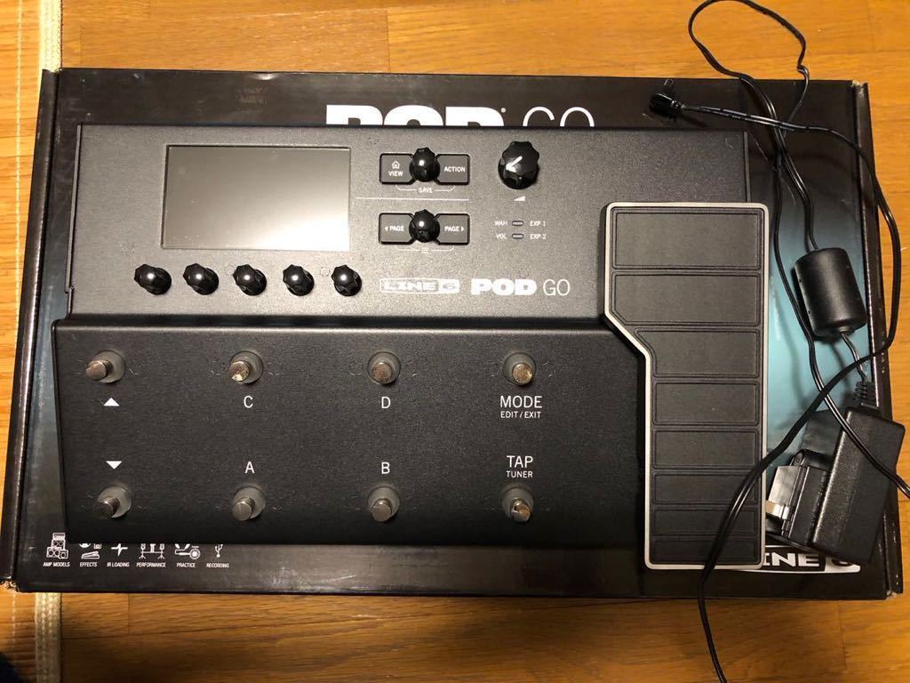 有名人芸能人】 LINE6 POD GO +専用キャリングバック エフェクター
