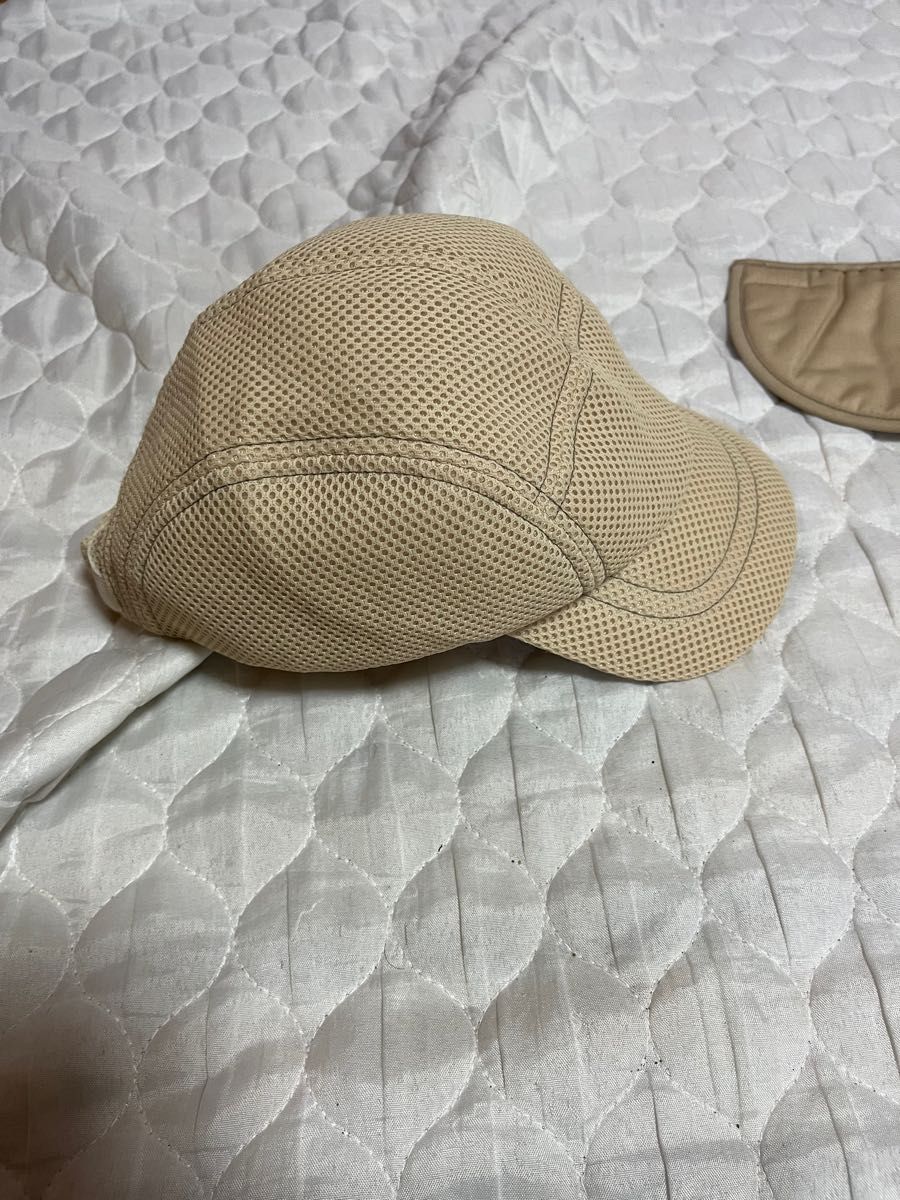 良品計画 無印良品 MUJI キャップ 帽子 52 首|PayPayフリマ 美品 MUJI 無印良品 ジュニア ハット 首焼け 防止 付き ベージュ