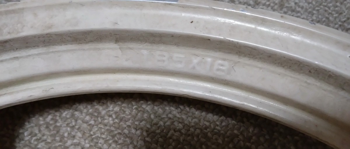 GS400 GSX400E GT380 CBX400F 18インチダブル用フロントホイール