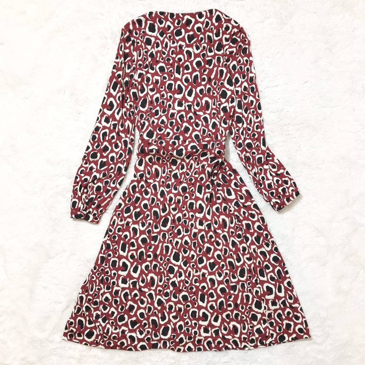 総柄☆極美品】GUCCI グッチ ロング丈ワンピース レーヨン100% S