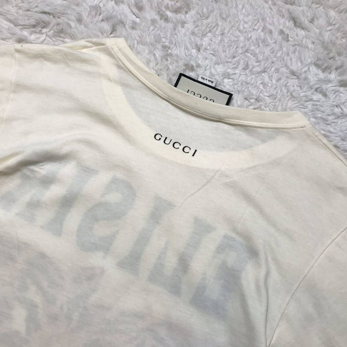 希少☆極美品】GUCCI グッチ スパンコール 半袖Tシャツ トラ 虎 XS