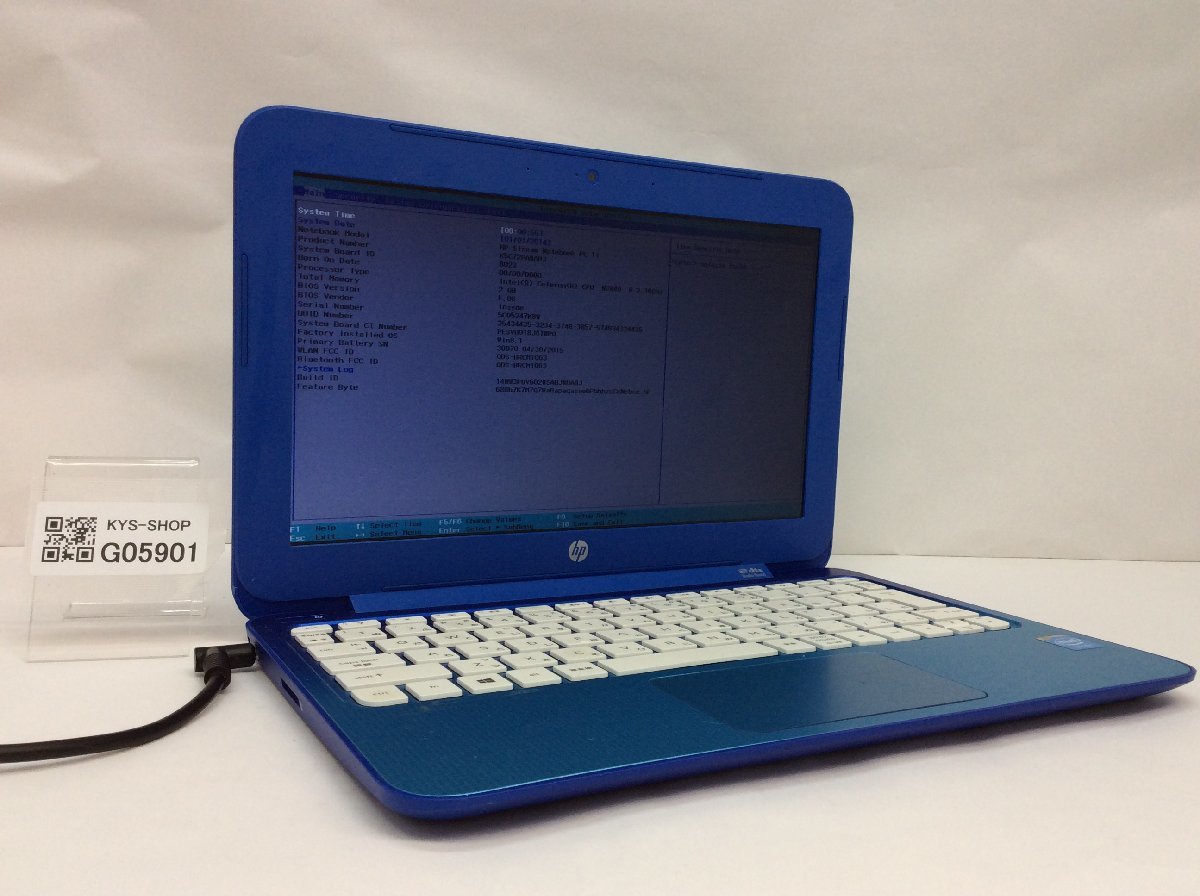 ジャンク/ HP HP Stream Notebook PC 11 Celeron-N2840 メモリ2.05GB MMC31.26GB 【G05901】_画像1