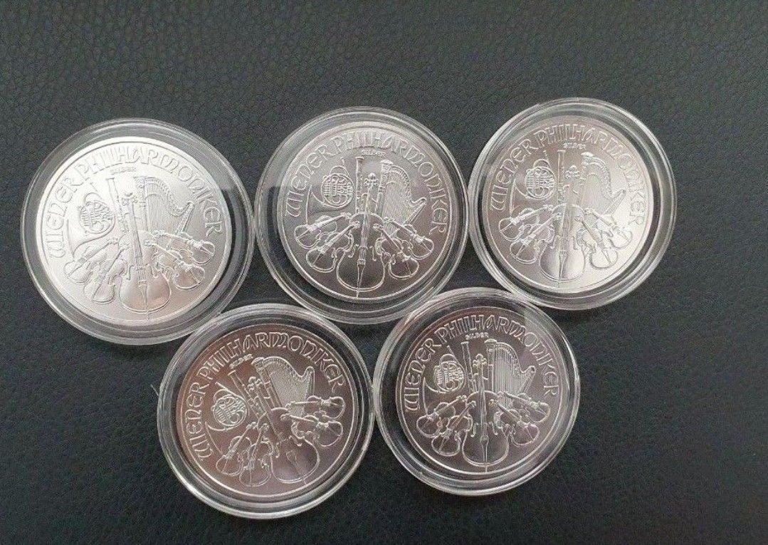 ウィーン銀貨 1オンス 5枚セット 純銀 | streetreporters.ng