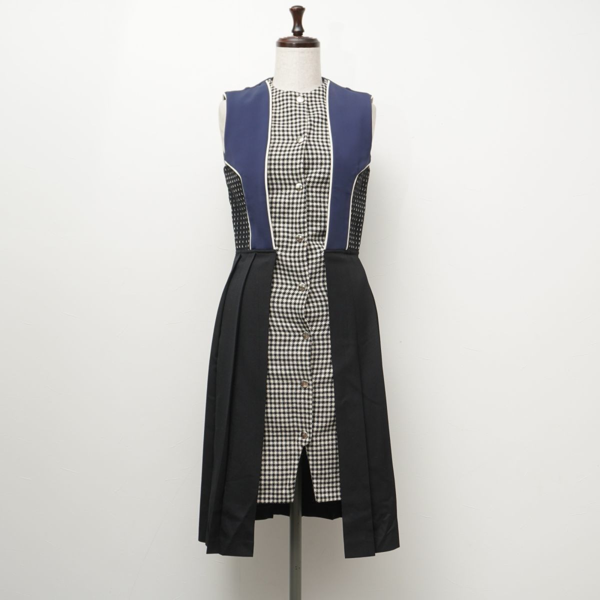 半額SALE/ 美品 JW Anderson アンダーソン チェック柄 レイヤード