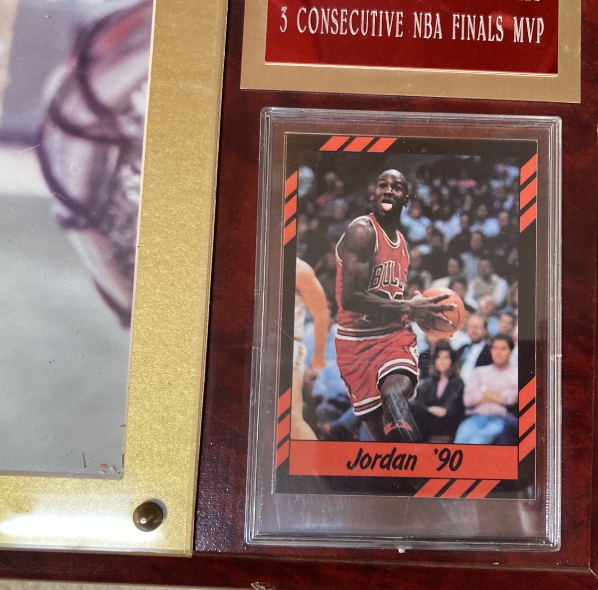 Michael Jordan マイケル ジョーダン 直筆サイン 額縁入り Jordan ’90 カードもあり_画像5