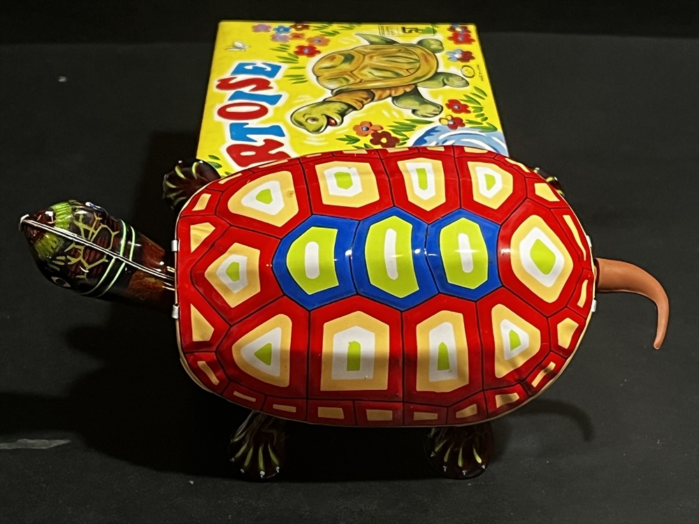  Showa Retro JAPAN черепаха жестяная пластина zen мой склад товар черепаха 