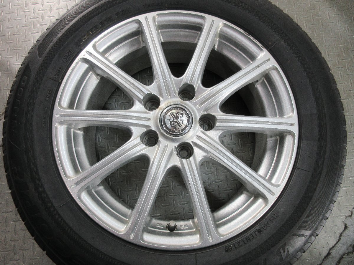 ■中古タイヤホイール■　T.R.G 16インチ 6.5J +38 5H 114.3 BRIDGESTONE ECOPIA NH100 205/60R16 92H 夏 S 激安 送料無料 J705_T.R.G