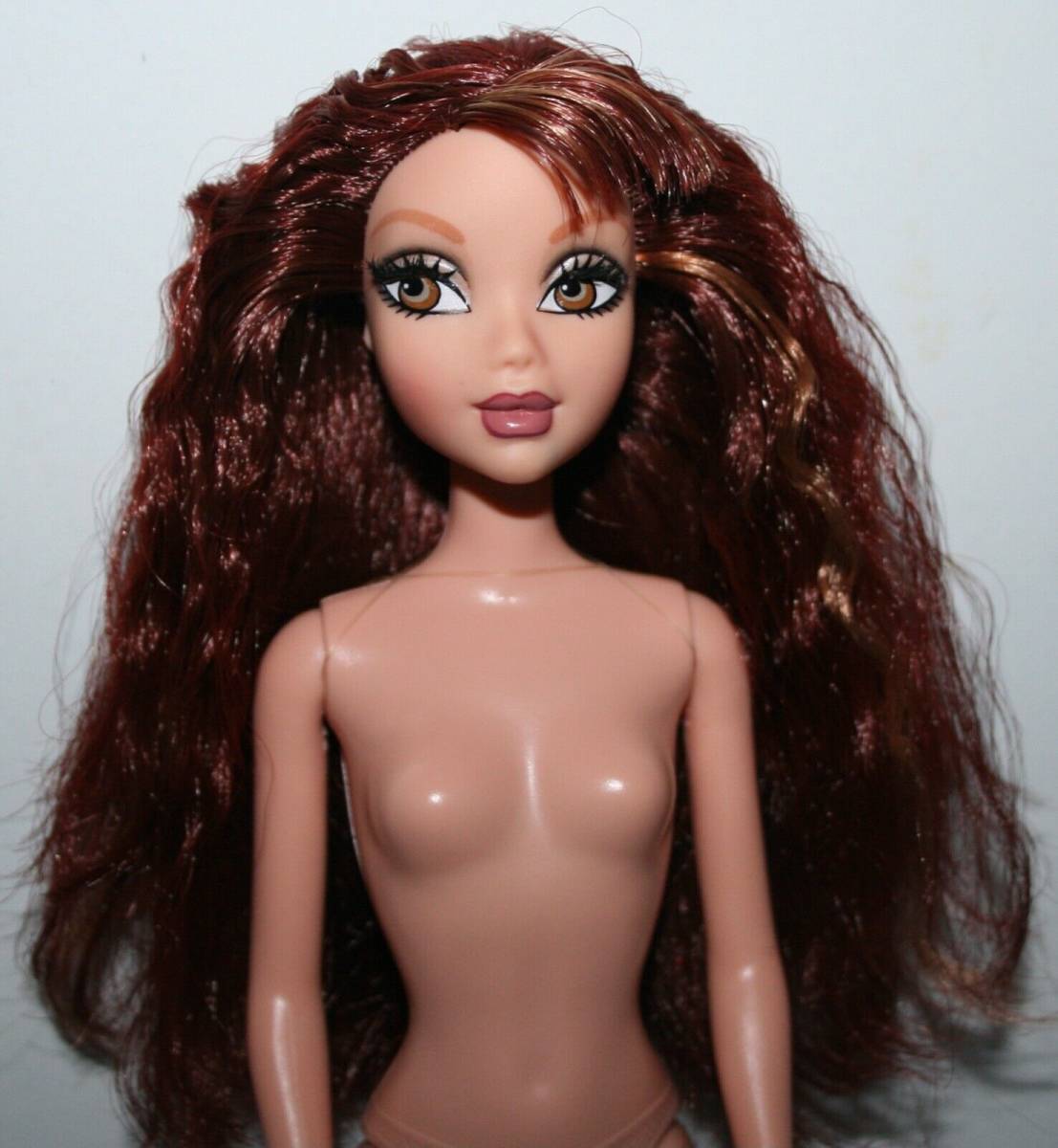 My Scene Barbie Doll CHELSEA Wavy Red Hair, Rooted Eye Lashes, Articulated Legs 海外 即決