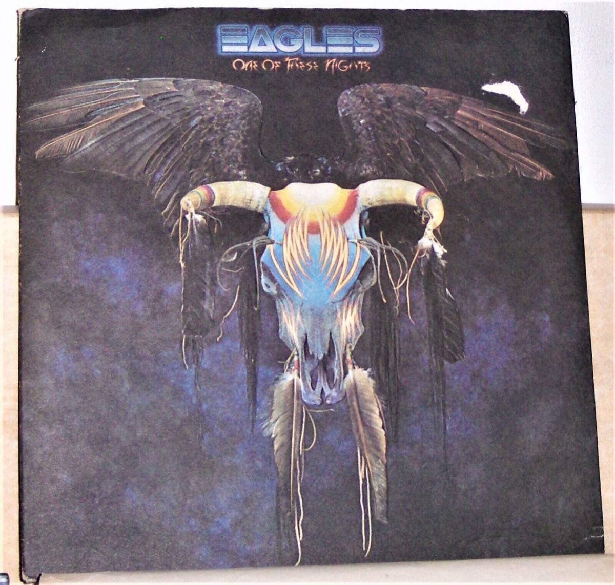 Eagles One Of These Nights - 1975 Vinyl LP Record Album with Embosed Cover 海外 即決