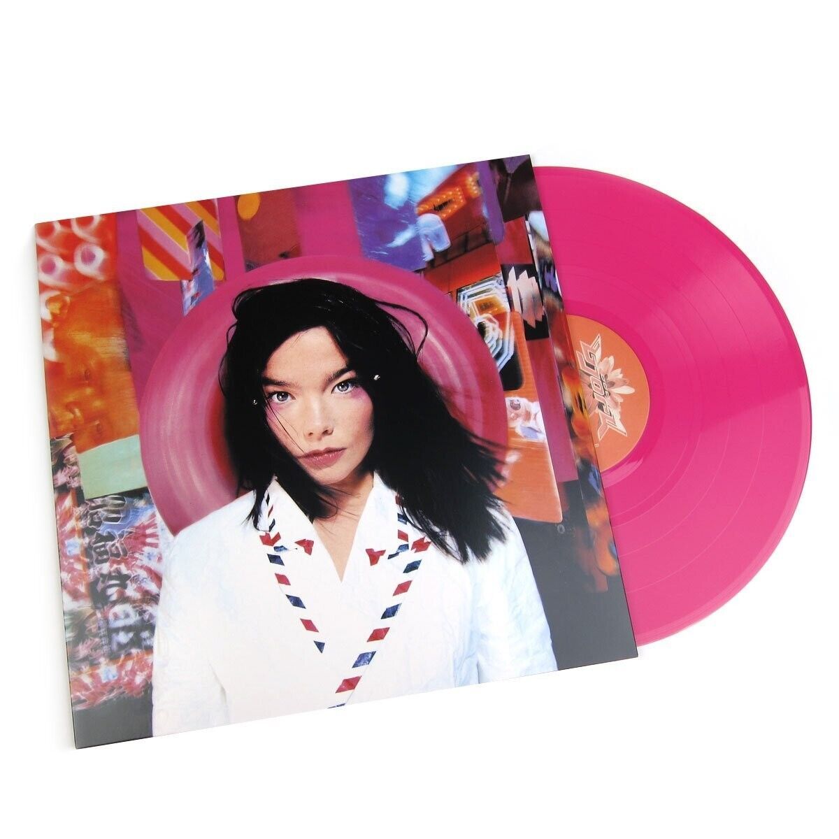 Bjork - Post LIMITED EDITION Cerise (pink) coloレッド / vinyl レア LP **NEW/SEALED** 海外 即決