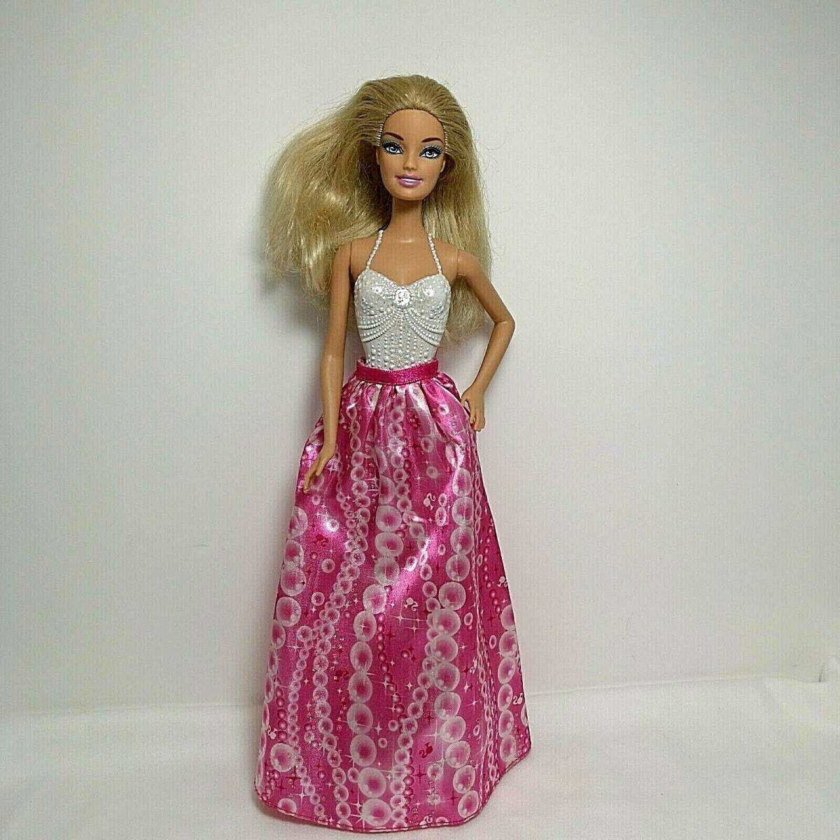Mattel x9439 Barbie fairytale princess Fashion doll Pink and white (AS) 海外 即決