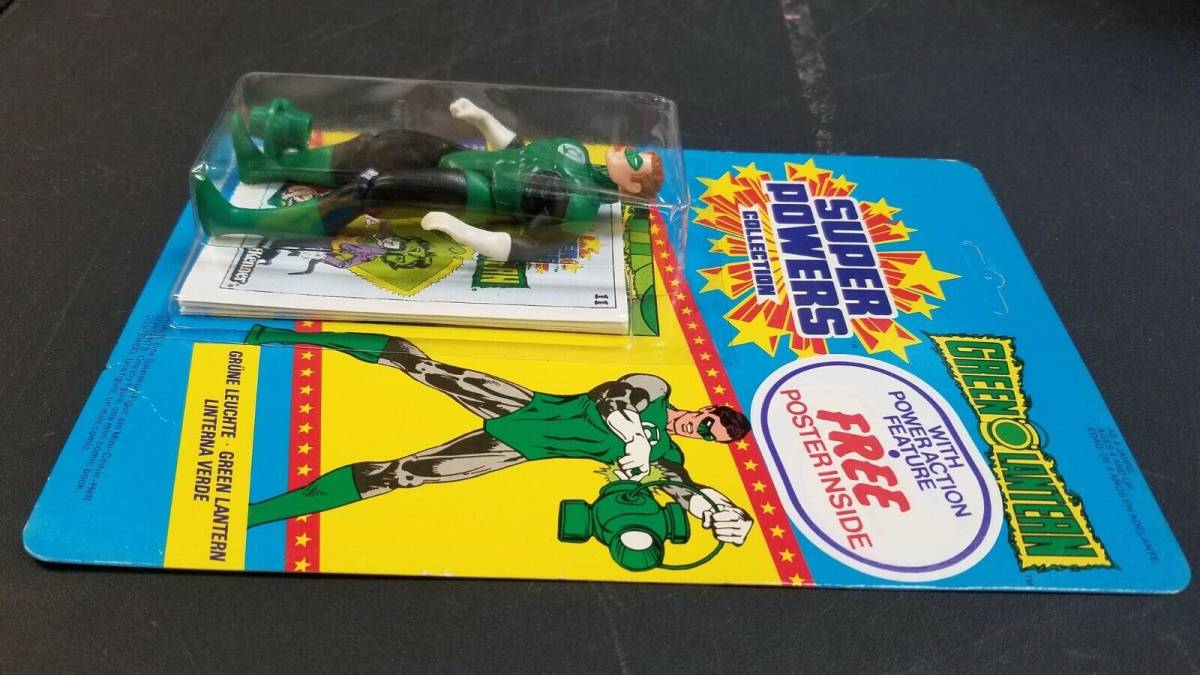 Super Powers Green Lantern (UK/Palitoy card) Vintage Action Figure 海外 即決