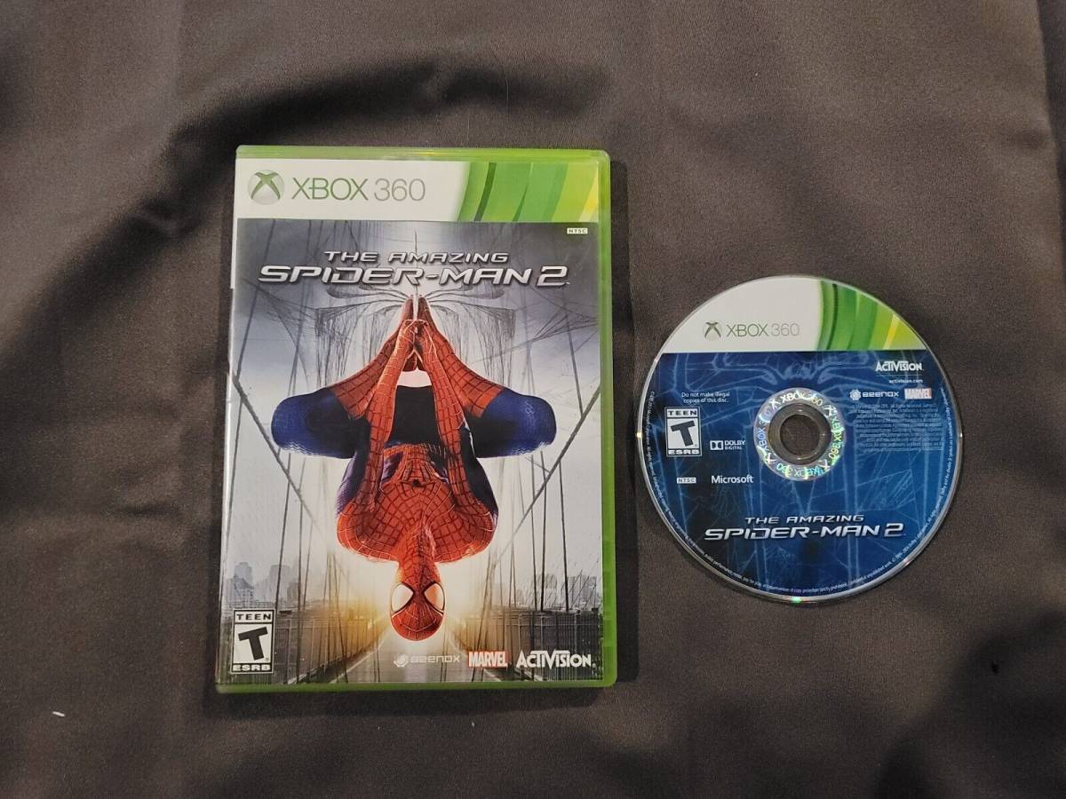 Amazing Spider-Man 2 The for Microsoft XBOX 360 With Case Great Shape 海外 即決