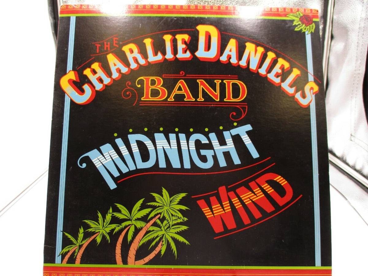 LP Record: Charlie Daniels Band, Midnight Wind - 1977, Epic PE 34970 VG+ c VG+ 海外 即決