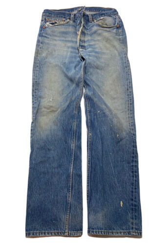 Vintage Levi's 501 Denim Jean Actual Size 32 x 34 Blue I5 海外 即決