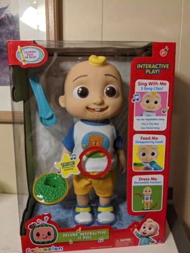 CoComelon Deluxe Interactive Play Sing Feed JJ Doll 海外 即決