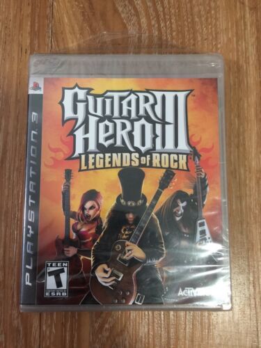 NEW Guitar Hero 3 III Legends Of Rock PS3 PlayStation 3 PS3 Sealed (PLS READ) 海外 即決