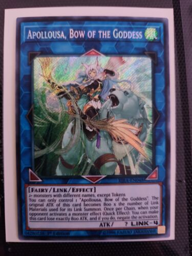 Yu-Gi-Oh! TCG Apollousa, Bow of the Goddess Rising Rampage RIRA-EN048 1st... 海外 即決