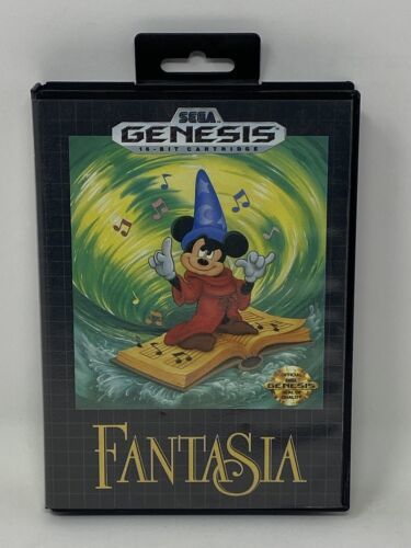 Sega Genesis - Fantasia - CIB Complete - Clean & Tested - Mickey Mouse 海外 即決