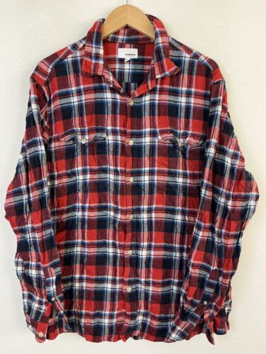 Sonoma Multicolor Flannel Shirt Long Sleeve Button Down Collared Large 海外 即決