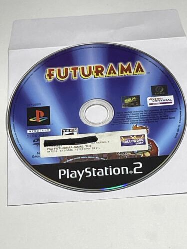 Futurama Game Disc Only Playstation 2 PS2 Tested and Working 海外 即決