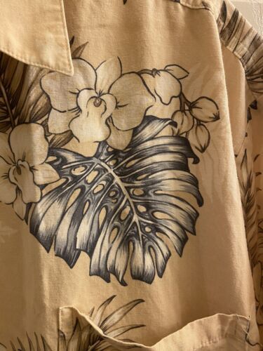 Vintage Mens Kahala Hawaiian Islands Button up Floral Rayon Shirt Size L 海外 即決 - 2