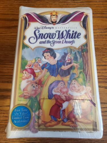 SNOW WHITE AND THE SEVEN DWARF VHS 1994 - Masterpiece Collection #1524 SEALED!! 海外 即決