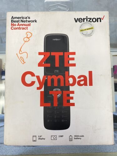 ZTE Cymbal LTE Z233VPP Verizon Prepaid Flip Phone, new 海外 即決