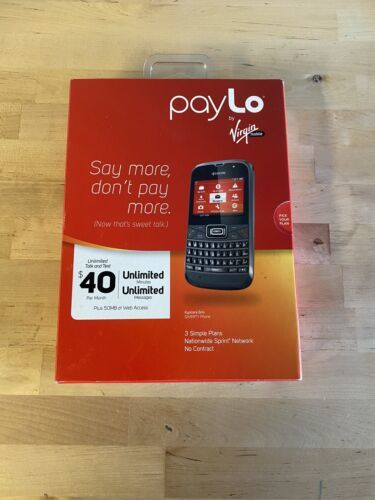 Paylo by Virgin Mobile Kyocera QWERTY PHONE 海外 即決