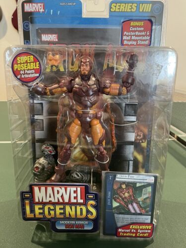 Marvel Legends Series 8 Modern Armor IRON MAN 2004 Toy Biz NIB Tony Stark 海外 即決