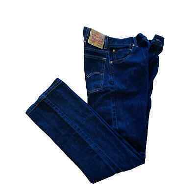 Levis 517 Mens Size 34 Jeans Bootcut Blue Denim Dark Wash Red Tab Pants 34x34 海外 即決